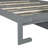 Queen Size Murphy Bed Wall Bed With Sofa,Gray
