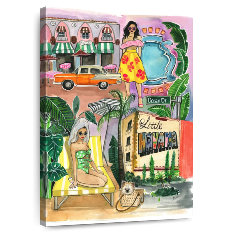 Aime Miami In The Spring, 30" H x 20" W