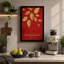 Golden Arrangement Botanical - Wrapped Canvas-680854016-680854024