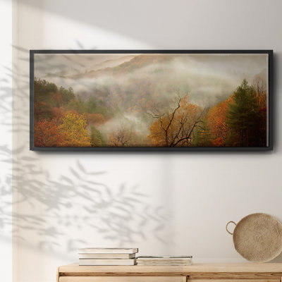 Photographie Étude d'automne brume - Toile encadrée