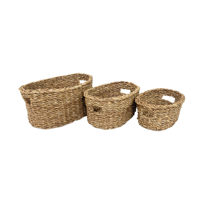 S/3 RECTANGULAR SEAGRASS