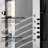 5-Jet Modern Rainfall Shower Panel-107643601