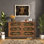 Six Drawer Solid Pine Storage Sideboard