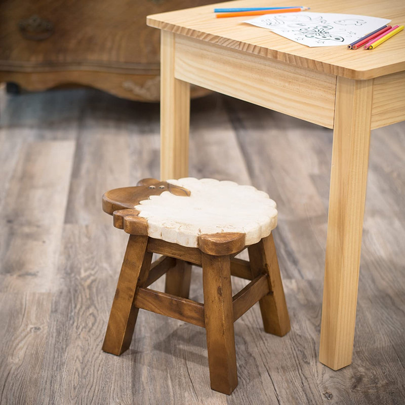 Overlock Brown Animals Step Stool