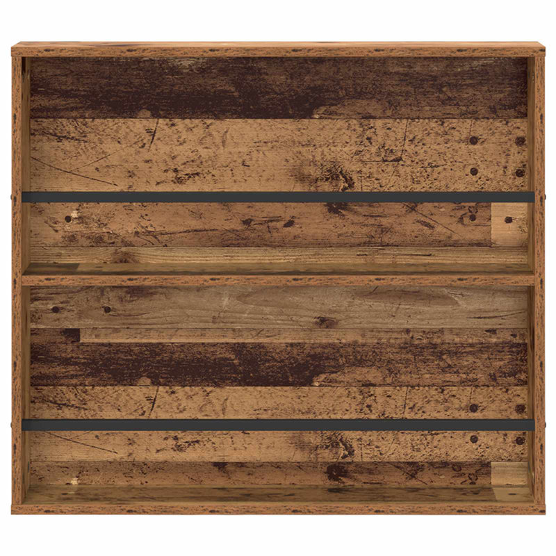 Wood Magazine Rack, Dark Brown