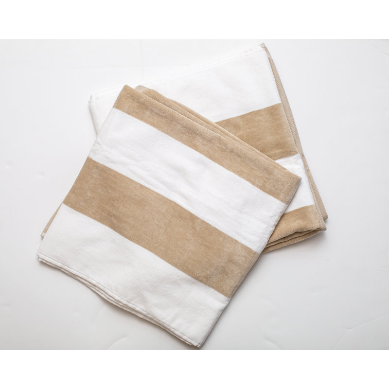 100% Cotton Midweight Beach Towel, Sand