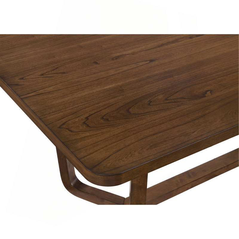 Ensemble de salle à manger moderne Mid-Century, 6 pièces: table, banc, 4 chaises