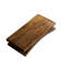 Table basse contemporaine en bois de manguier massif avec base sculpturale - Meuble de salon rectangulaire