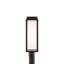 Framed Dimmable LED Outdoor Post Light, 3000K Color Temperature-1824398493