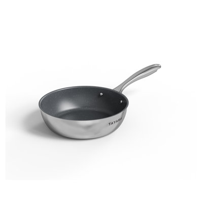 Tayama Double-ply Stainless Steel Nonstick Fry Pan
