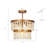 Abriell 4-Light 13.8'' Semi Flush Mount