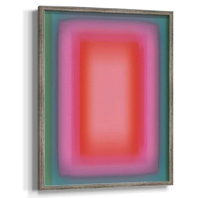 «Vibrant Aura II», reproduction encadrée - bois massif, H 30 po x l 24 po
