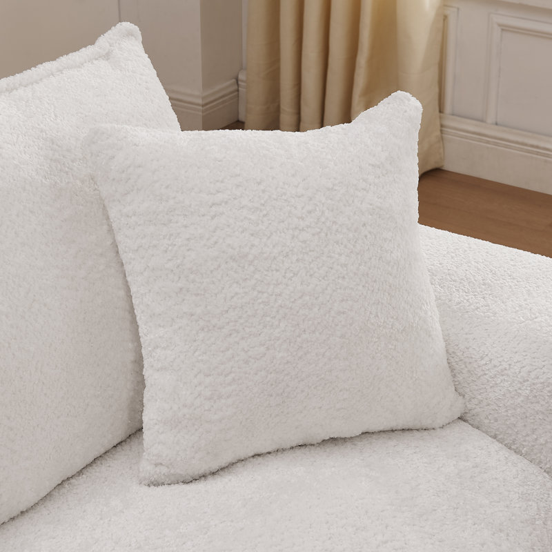Canapé modulaire en boucle avec méridienne réversible et confort exceptionnel