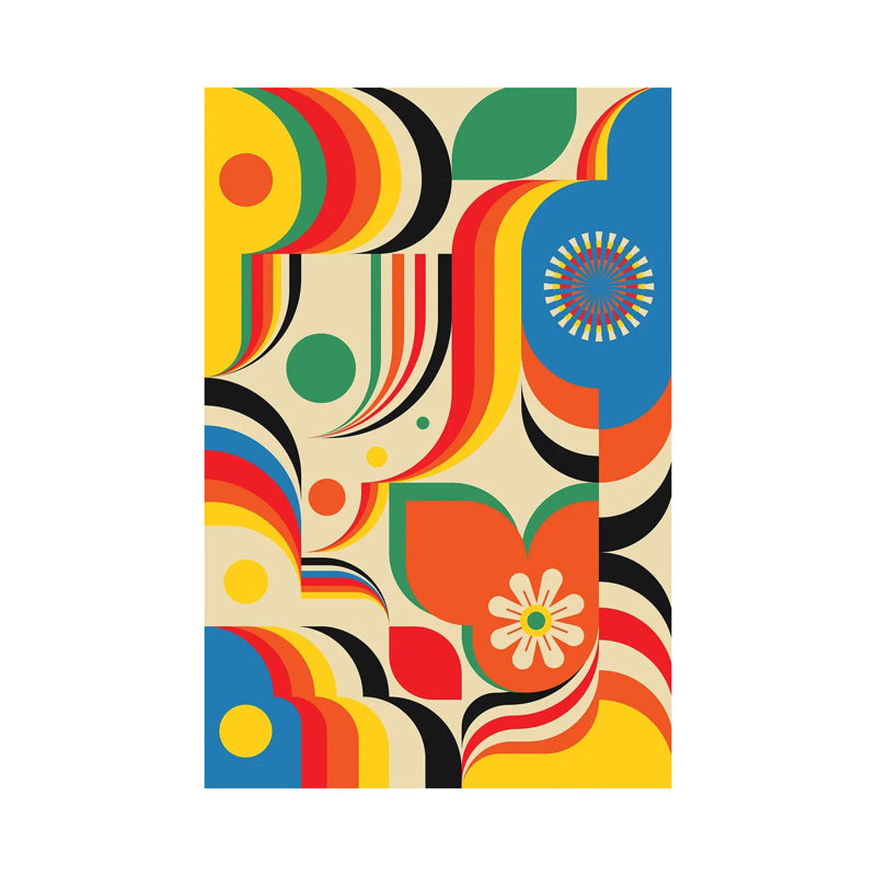 «Joyful Wonderland», reproduction d'art sur toile tendue, H 40 po x l 26 po, Toile tendue, Ne s’applique pas