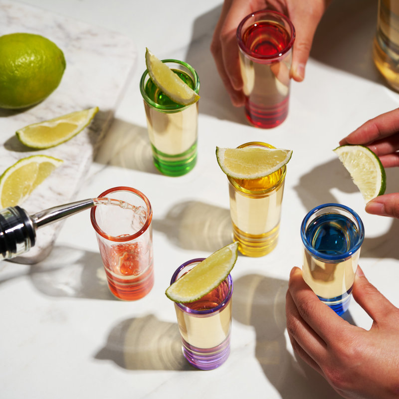 Shooter 2 oz Shot Glasses in Assorted Colors