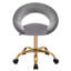 Chaise de bureau ergonomique en velours-1947232417