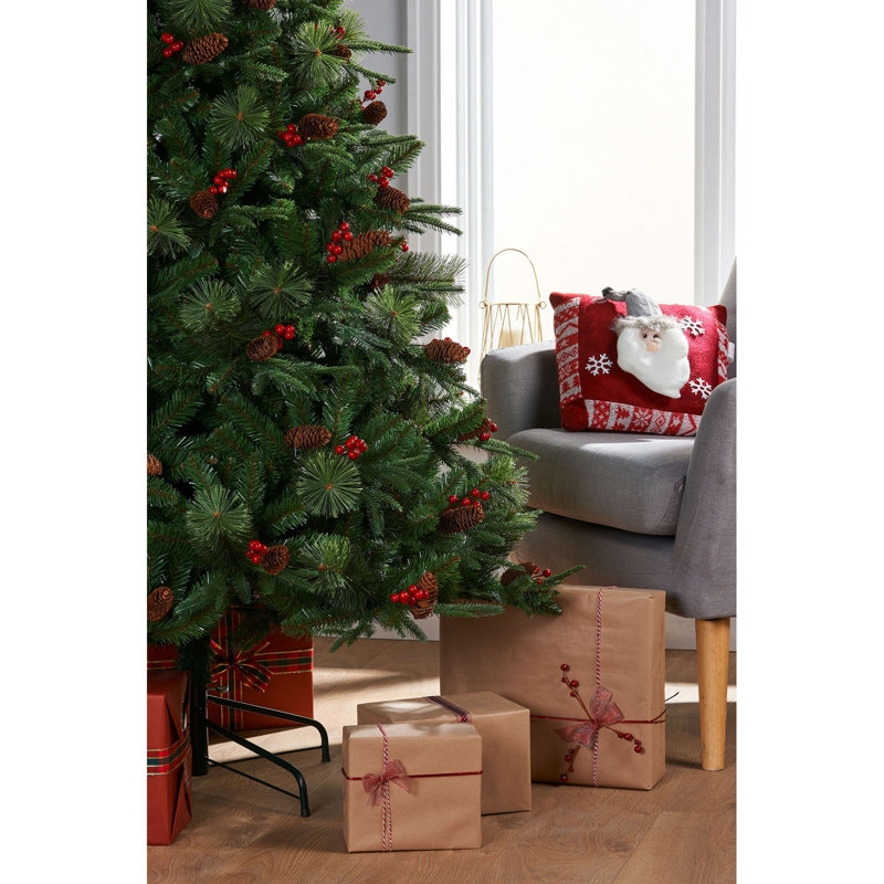 Artificial Pine Christmas Tree, 7ft H