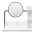 Dressing Table With Led Mirror, 2 Drawers And Stool-1700460997