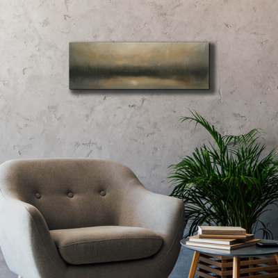 «Evening Landscape Abstract» par James Wiens, art mural sur toile, 36 po x 12 po