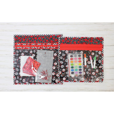 June Tailor Quilt As You Go Insulated Shopper Tote Sewing Kit with Thermal Batting
