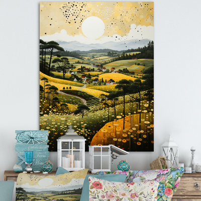 Prioleau " Countryside Reverie Pointillism III "