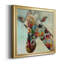 «Paint Splash Giraffe», reproduction d'art sur toile encadrée-2009122074-2009122079