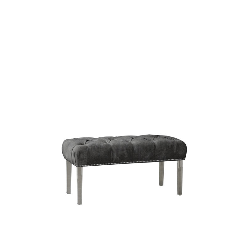 Banc en faux cuir Letendre, Pierre