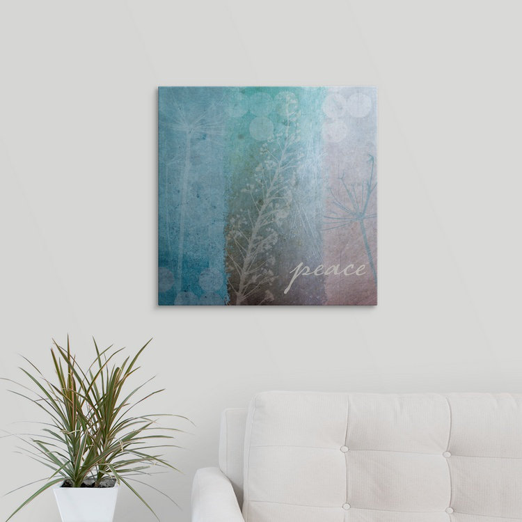 « square i », impression Ethereal Inspirational, H 35 po x l 35 po x P 1,5 po, Toile