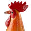 DÉCORATION DE COQ COLORÉE
