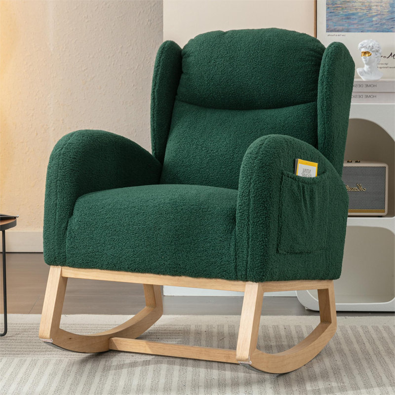 Jordyn Rocking Chair, Green