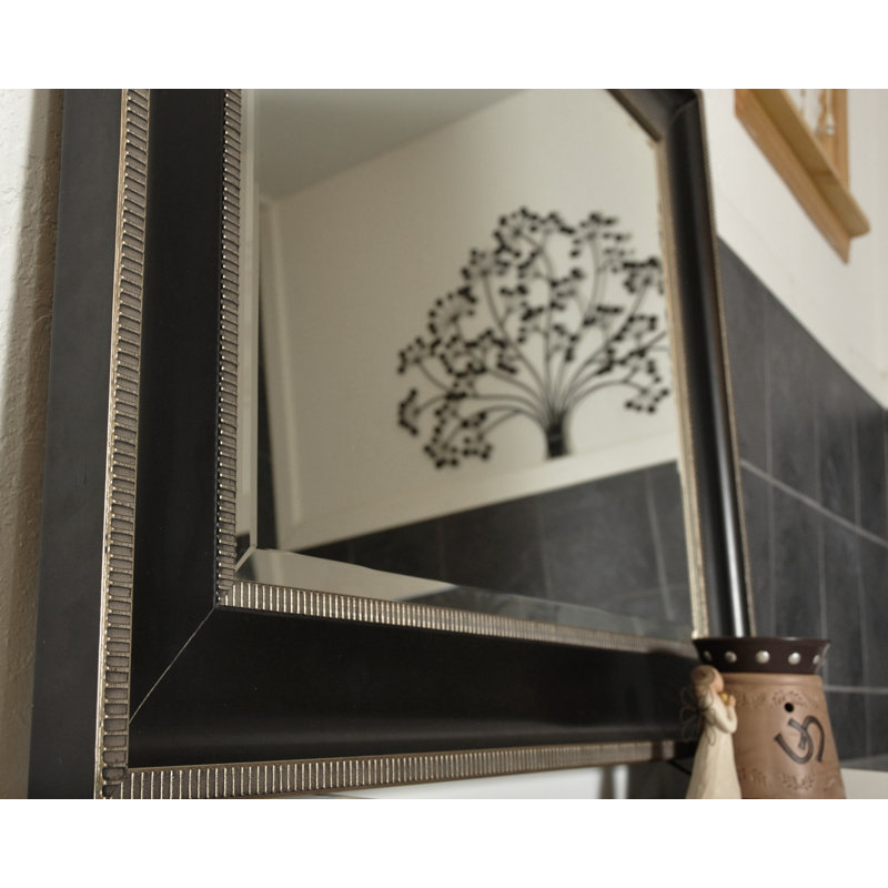 Ellsbury Solid Wood Flat Mirror, 38.25" H x 32.25" W