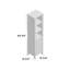 Armoire Cade l 15,75 "x H 64,75"