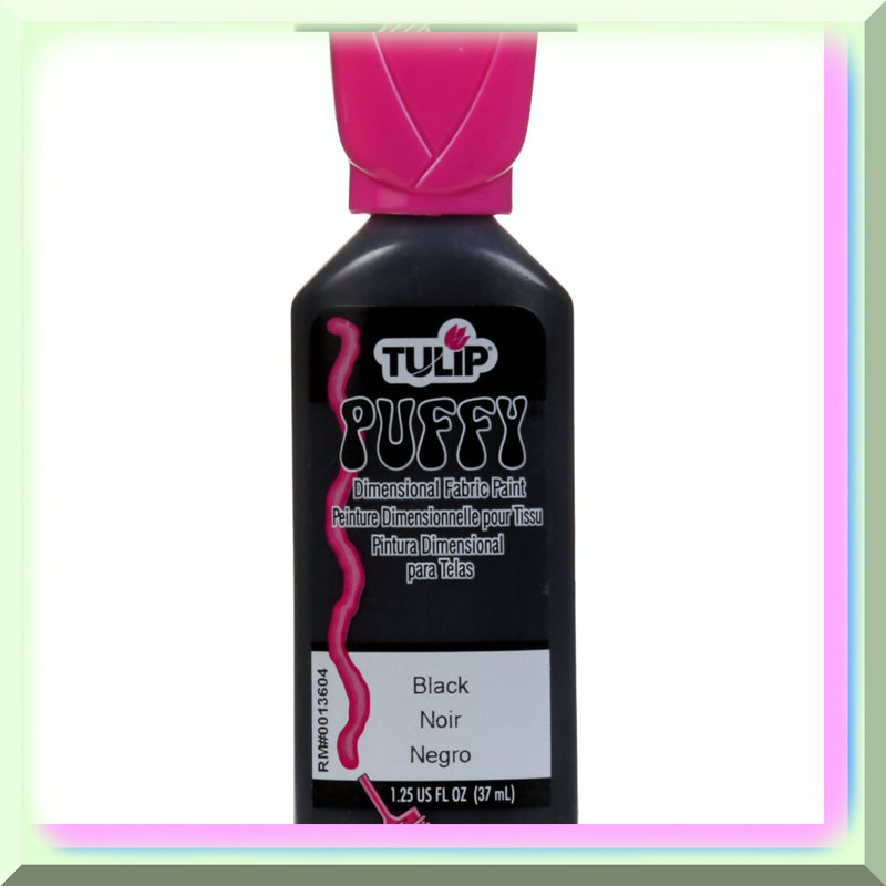 PuffArt 3D Fabric Ink Jet Black 1.25oz