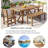 High-Quality Acacia Wood Outdoor Table and Chair Set for Patio, Balcony & Backyard-1784747503