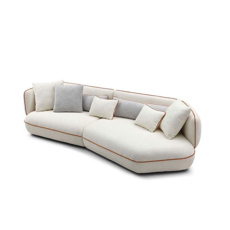Maggiore Upholstered 122 " Sofa, Chenille Beige