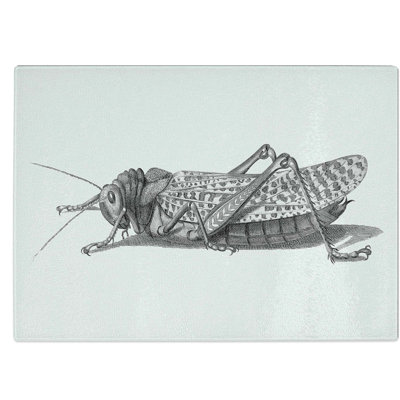 Tempered Glass Cricket Chopping Board