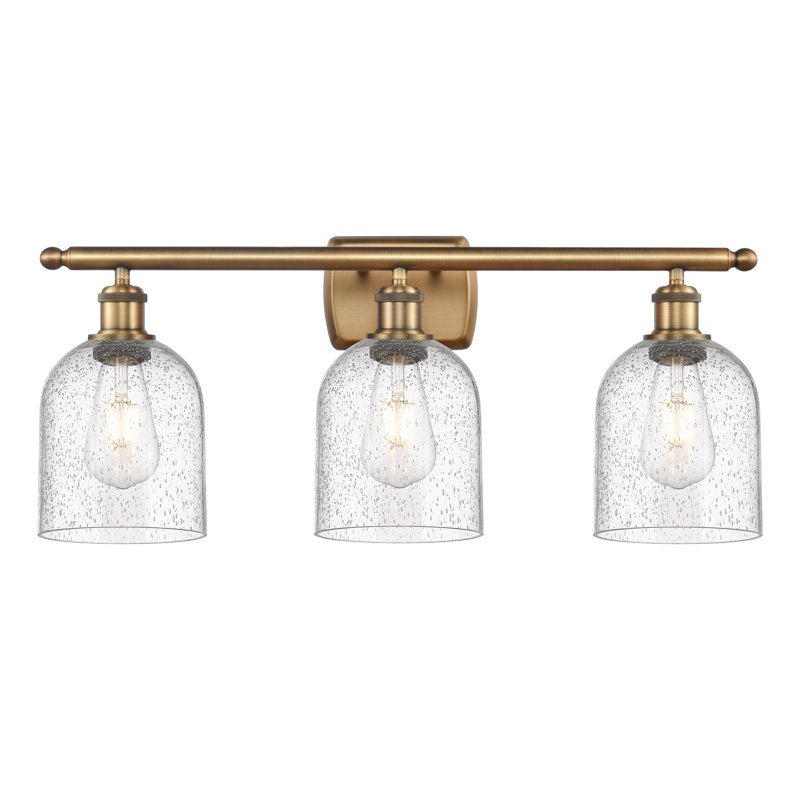 Anacaren 3 - Light Dimmable Vanity Light, Seedy, Brushed Brass