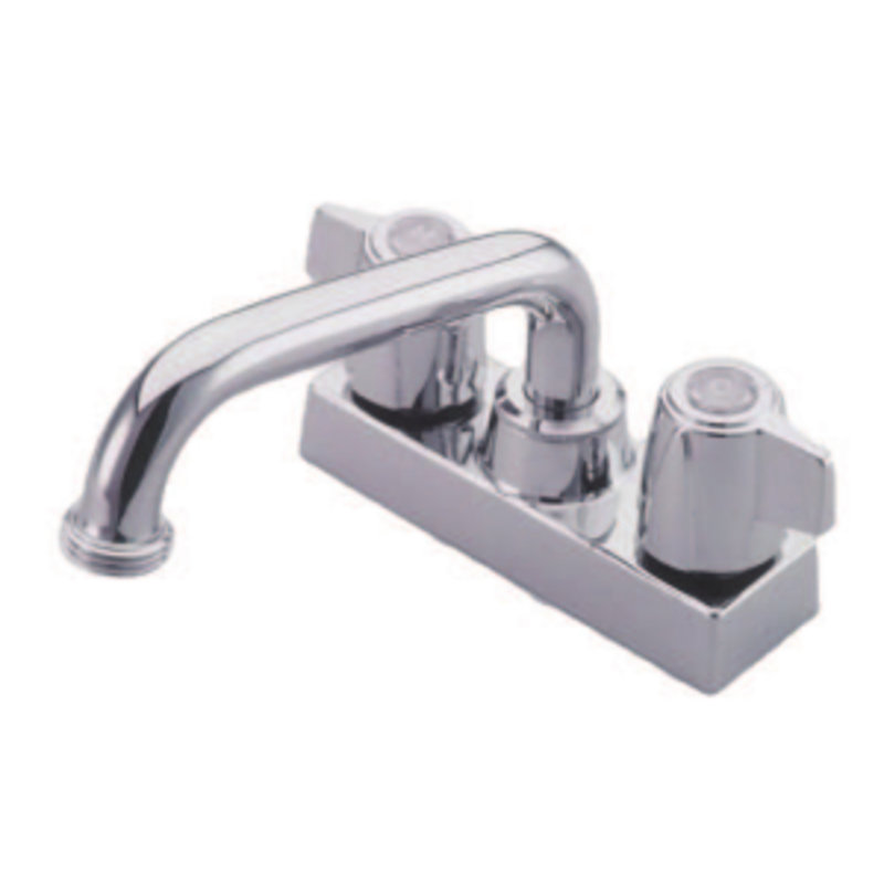 Robinet pour salle de bain, Chrome poli
