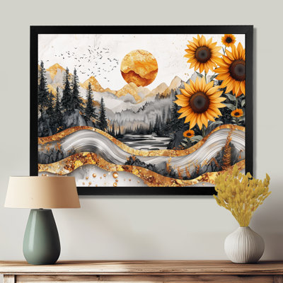 Dormendo tournesols paysage en cristal paysage d'hiver II