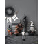 Gnome assis en tissu 10,2 x 5,5 x 23,5 po avec araignée chapeau, pour décoration d'Halloween
