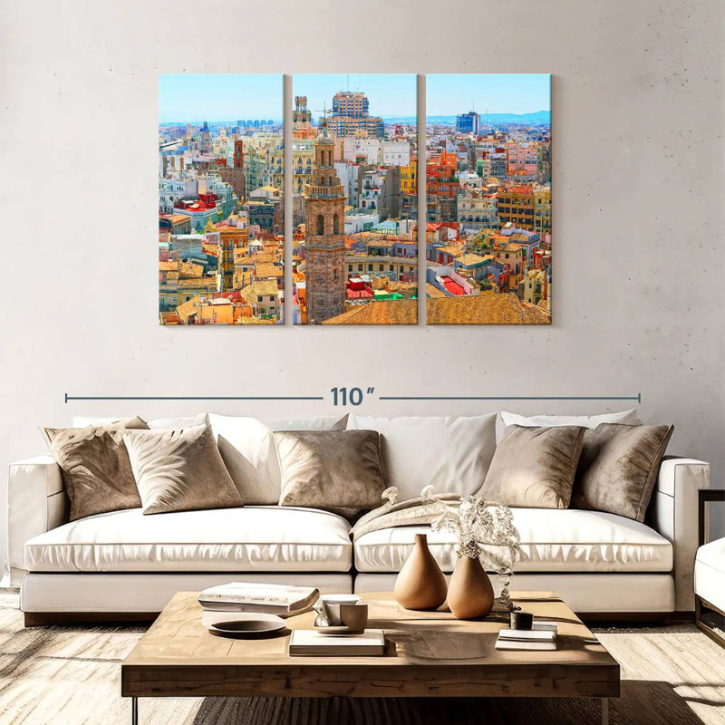 Rorry Valencia Cityscape, 48" H x 74" W
