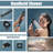 Ceiling Mount Shower System Rain Shower Head With Handheld Spray High Pressure Shower Faucet Set Rough-In Valve Shower Trim Kit Included Bathroom Matte Black 12 Inch Ceiling Shower Head