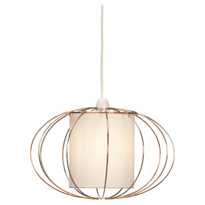 21.5cm H Metal Oval Pendant Shade ( Screw On )