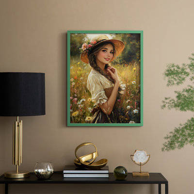 WOMEN Series CCXCVIII Framed Print - Solid Wood