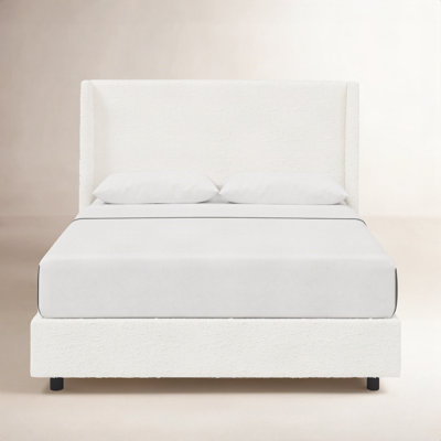Tilly Upholstered Wingback Bed