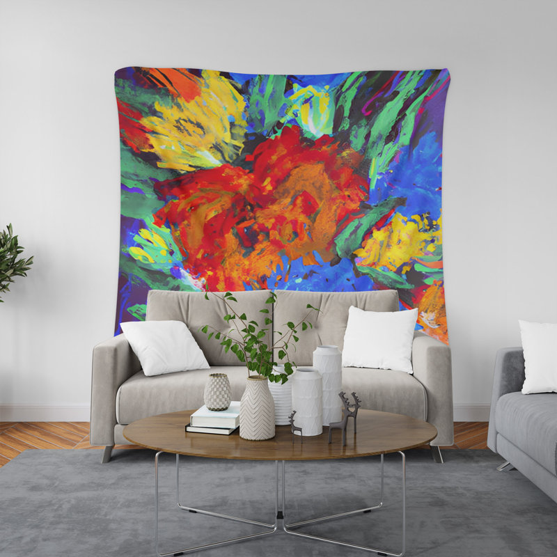 Tapisserie murale, H 88 po x l 104 po