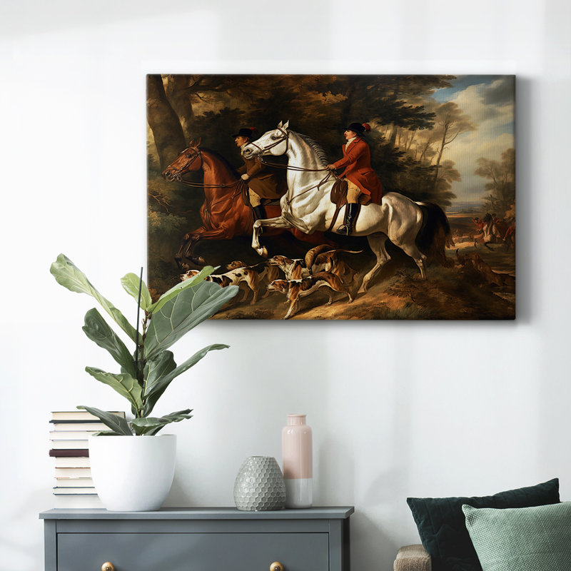 Animaux, paysage, série CDVII, H 24 po x l 36 po