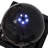 Swilley Ball Modern Black Resin and Fiberglass Solar Water Fountain