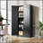 72 Inch Tall Metal Garage Storage Cabinet with Locking Doors and Adjustable Shelves, Perfect for Secure Tool and Equipment Storage