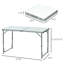 Table de camping pliante d'extérieur réglable en hauteur